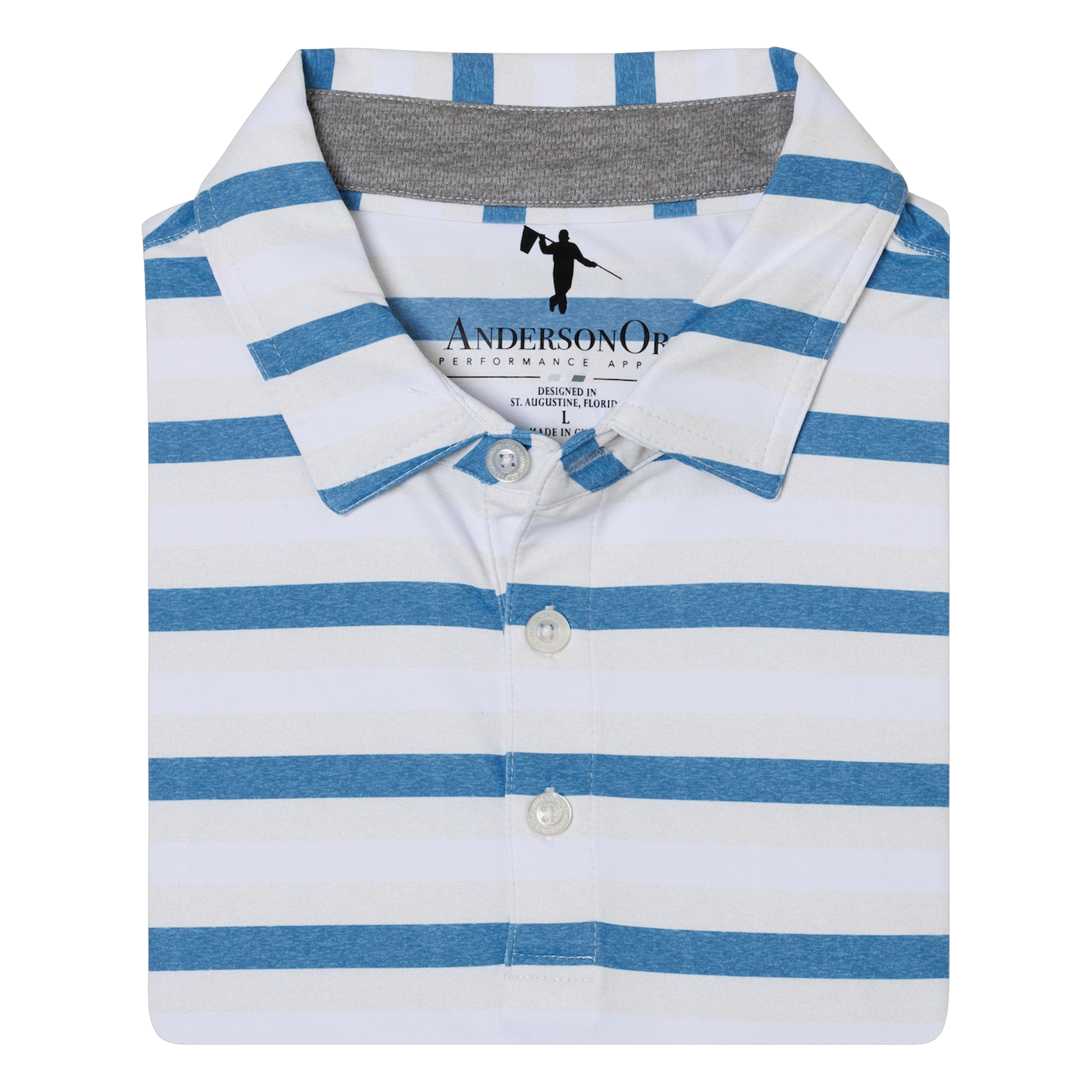 multistripepolo.CremeLagunaBlueWhite
